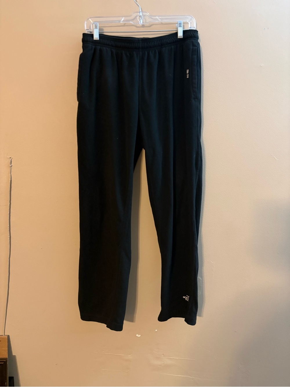 The North Face Black Men's Fleece Pants with Branded Tag